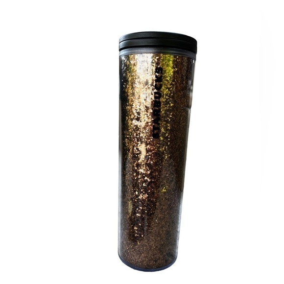 Starbucks Copper Glitter Plastic Tumbler 16 oz - Picture 3 of 8